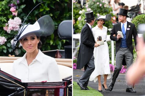 meghan givenchy ascot|How Kate Middleton and Meghan Markle Impressed Fashion .